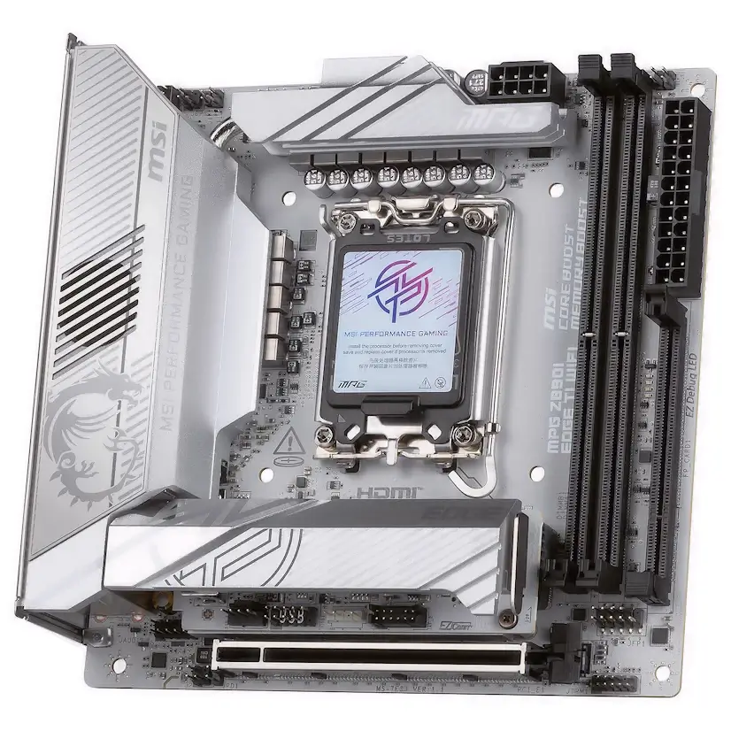 Montaje Placa Base MSI MPG Z890I EDGE TI WIFI Gaming PC Arapiles Montaje Placa Base MSI MPG Z890I EDGE TI WIFI Gaming PC Arapiles